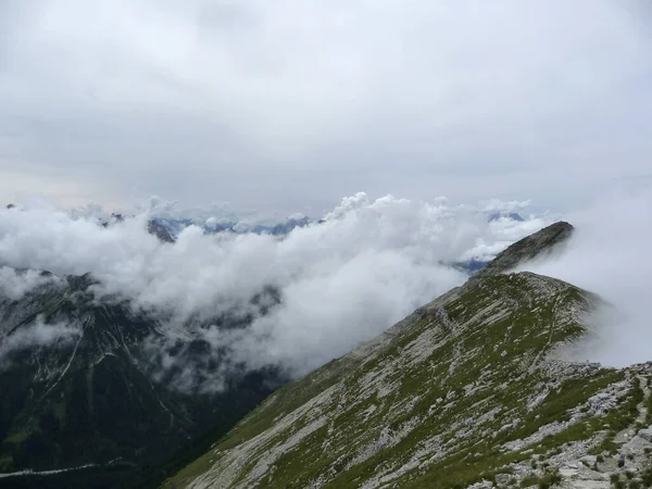 Soiernspitze Dağına Dağ Yürüyüşü Turu Bavyera Almanya — Stok fotoğraf