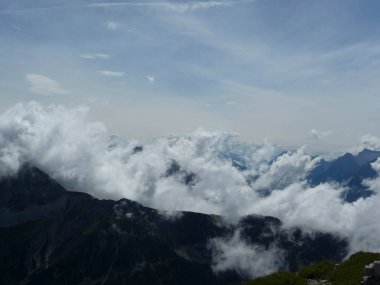 Soiernspitze dağına dağ yürüyüşü turu, Bavyera, Almanya