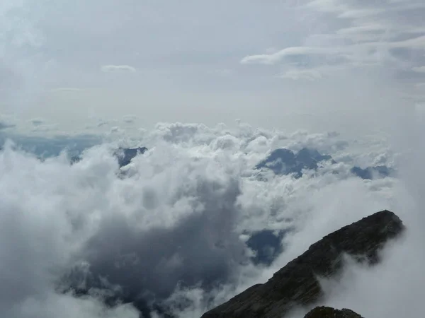 Passeio Montanha Para Montanha Soiernspitze Baviera Alemanha — Fotografia de Stock