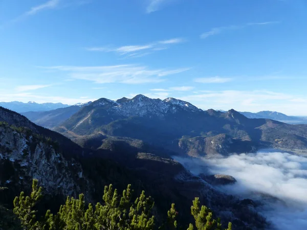 Escursione Montagna Alla Montagna Ehrwalder Sonnenspitze Austria — Foto Stock