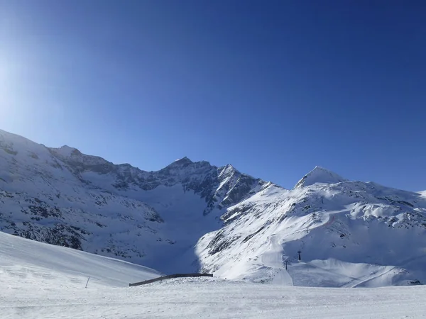 Stubacher Sonnblick Mountain Tour Sci Alpino Tirolo Austria — Foto Stock