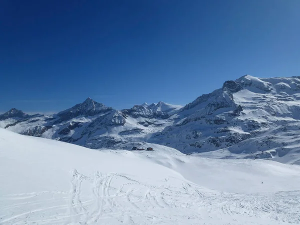 Stubacher Sonnblick Sjezdovka Tyrolsko Rakousko — Stock fotografie