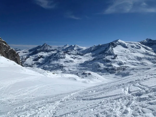 Stubacher Sonnblick Mountain Circuit Ski Alpin Tyrol Autriche — Photo