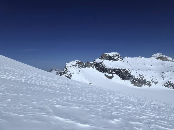 Góra Stubacher Sonnblick Szlak Narciarski Alpejski Tyrol Austria — Zdjęcie stockowe