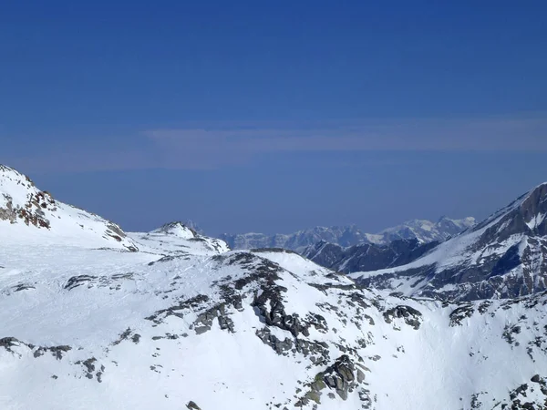 Stubacher Sonnblick Гора Альпійський Лижний Тур Tyrol Austria — стокове фото