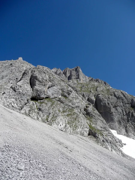 Bergpanorama Von Der Ehrwalder Sonnenspitze Österreich lizenzfreie Stockbilder