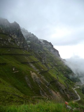 Tyrol, Avusturya 'da Stubai yüksek irtifa yürüyüş parkuru