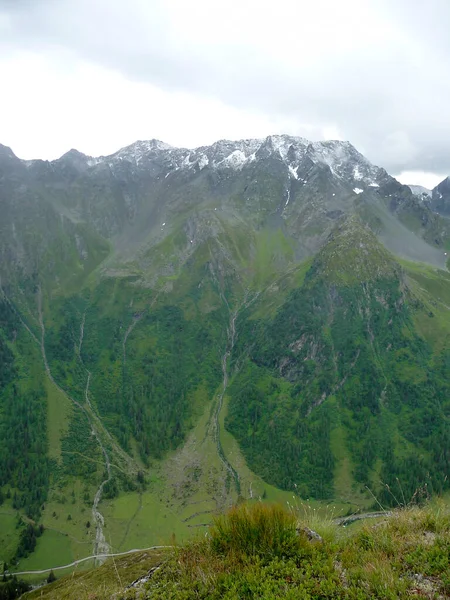 Stubai Trilha Caminhada Alta Altitude Tirol Áustria — Fotografia de Stock