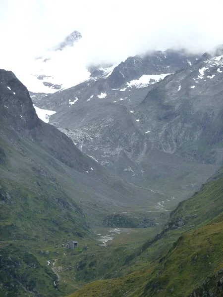 Stubai Trilha Caminhada Alta Altitude Tirol Áustria — Fotografia de Stock