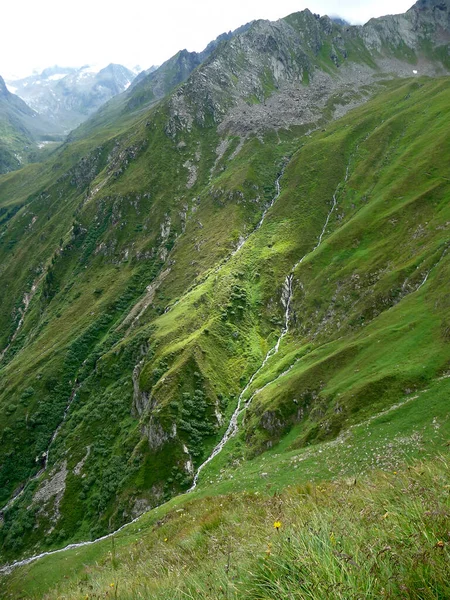 Stubaier Höhenwanderweg Tirol Österreich — Stockfoto