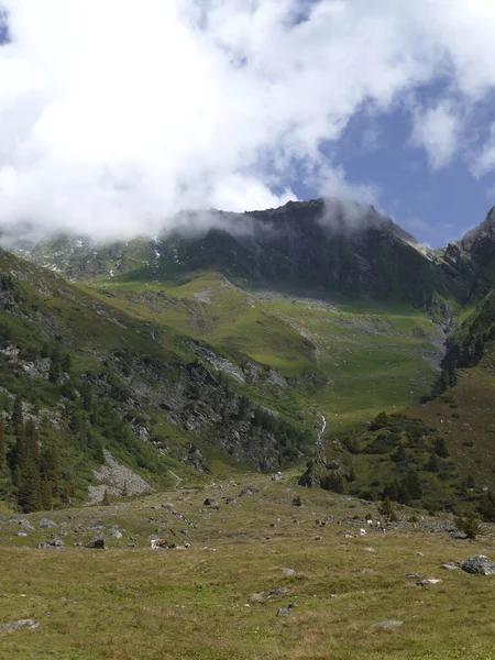 Stubai Trilha Caminhada Alta Altitude Tirol Áustria — Fotografia de Stock