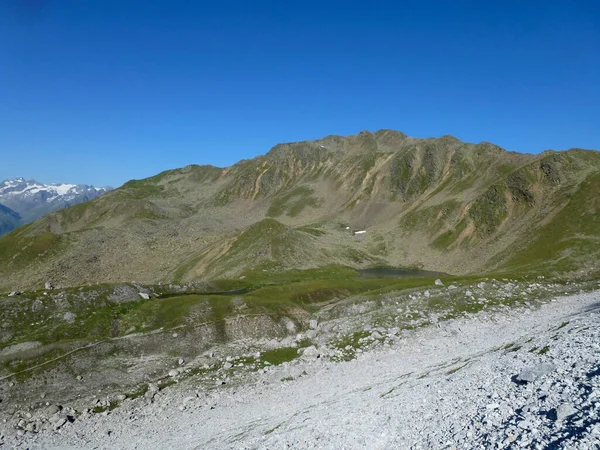 Stubai Výšková Turistická Stezka Kolo Tyrolsku Rakousko — Stock fotografie