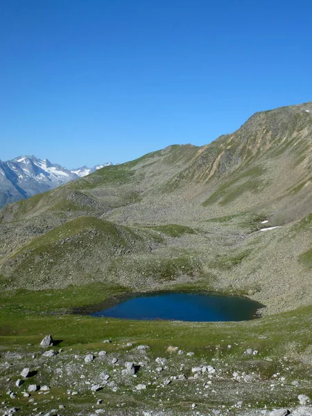 Sentier Randonnée Haute Altitude Stubai Tour Tyrol Autriche — Photo