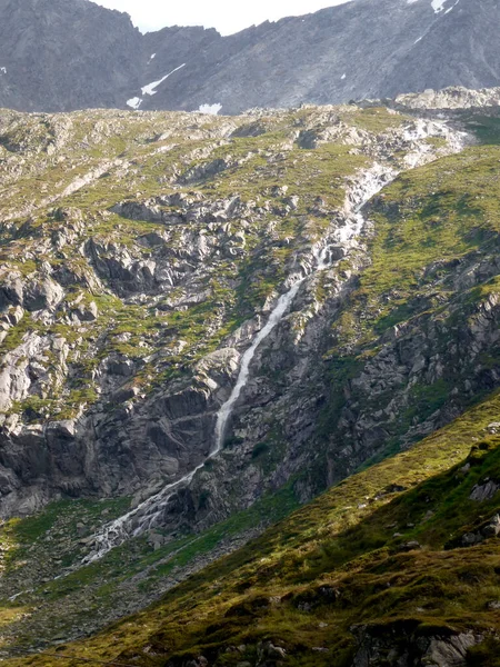 Sentier Randonnée Haute Altitude Stubai Tour Tyrol Autriche — Photo