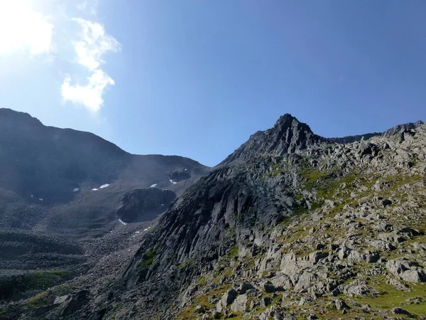 Sentiero Escursionistico Alta Quota Stubai Giro Tirolo Austria — Foto Stock