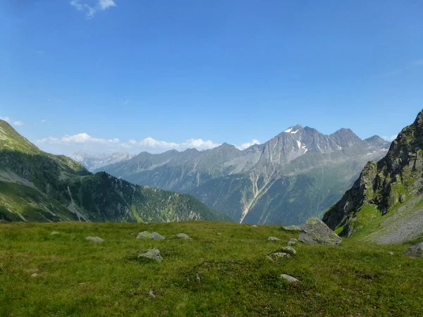 Sentiero Escursionistico Alta Quota Stubai Giro Tirolo Austria — Foto Stock