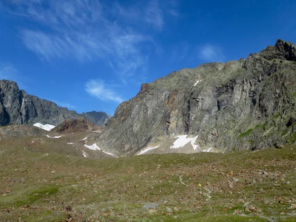 Stubai Trilha Caminhadas Alta Altitude Volta Tirol Áustria — Fotografia de Stock