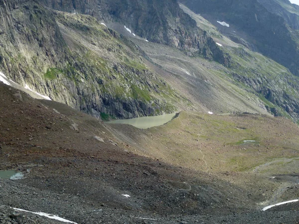 Stubai Trilha Caminhadas Alta Altitude Volta Tirol Áustria — Fotografia de Stock