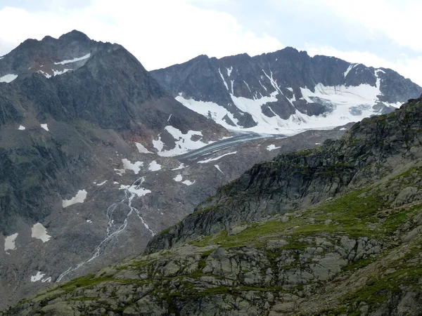 Stubai Výšková Turistická Stezka Kolo Tyrolsku Rakousko — Stock fotografie