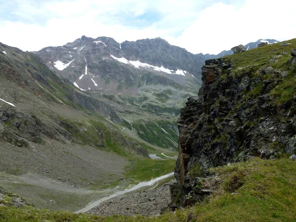 Stubaier Höhenwanderweg Runde Tirol Österreich — Stockfoto