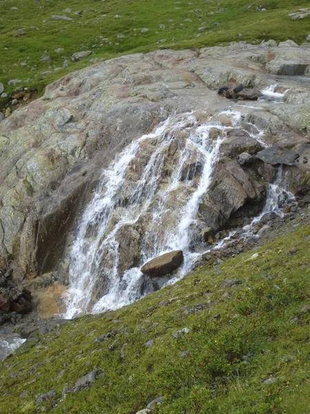 Sulzenau Ledovec Stubai Vysokohorské Turistické Stezce Kolo Tyrolsku Rakousko — Stock fotografie