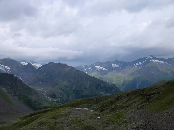 Stubai Yüksek Irtifa Yürüyüş Parkuru Tur Tyrol Avusturya — Stok fotoğraf