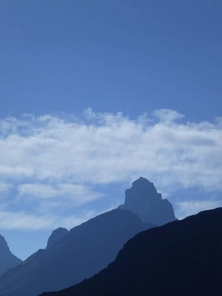 Stubai Sendero Gran Altitud Vuelta Tirol Austria — Foto de Stock