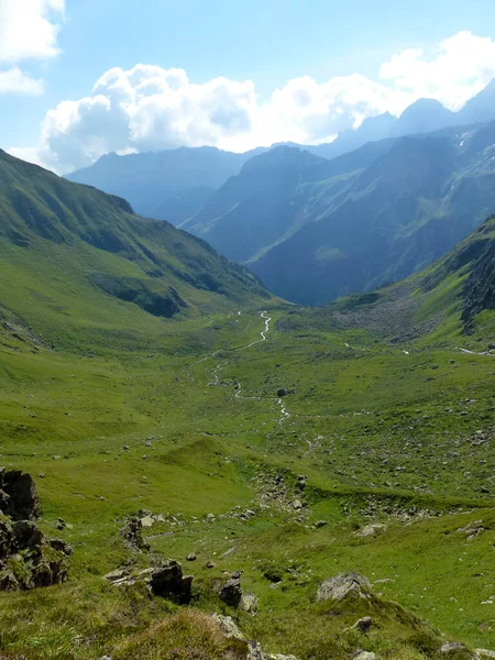 Stubai Yüksek Irtifa Yürüyüş Yolu Tur Tyrol Avusturya — Stok fotoğraf