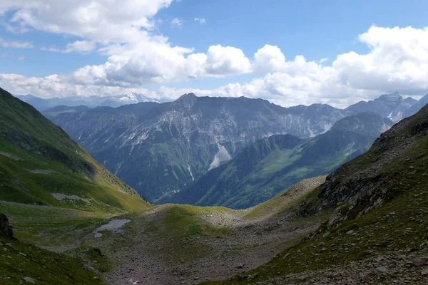 Stubai Sendero Gran Altitud Vuelta Tirol Austria —  Fotos de Stock