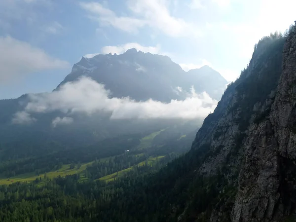 Mountain Panorama Ferrata Tajakante Tyrol Austria Summertime — Stock Photo, Image