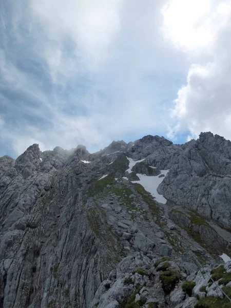 Panorama Montano Ferrata Tajakante Tirolo Austria Estate — Foto Stock