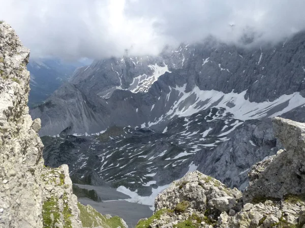 Panorama Montanhoso Ferrata Tajakante Tirol Áustria Verão — Fotografia de Stock