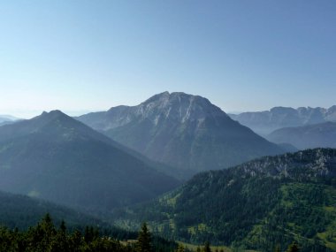 Halserspitze dağına yürüyüş turu, Blaubergkamm, Bavyera, Almanya