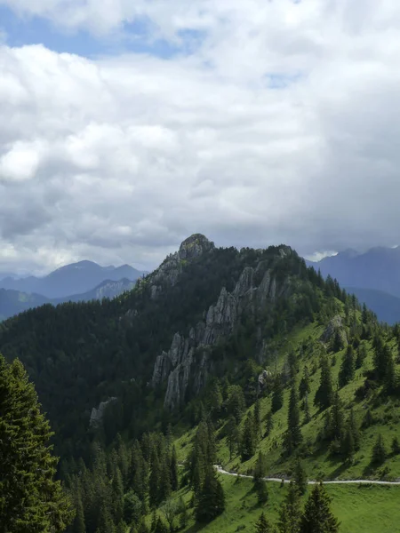 Teufelstattkopf Wandertour Bayern Deutschland — Stockfoto