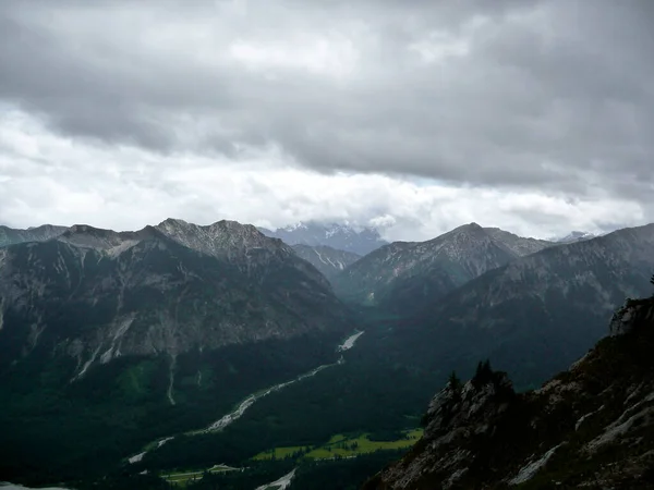 Teufelstattkopf Berg Wandeltocht Beieren Duitsland — Stockfoto