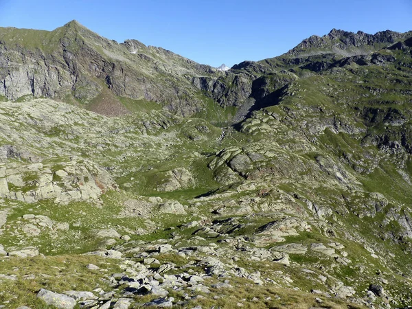 Wędrówki Górskie Texelgruppe Tyrol Południowy Włochy — Zdjęcie stockowe