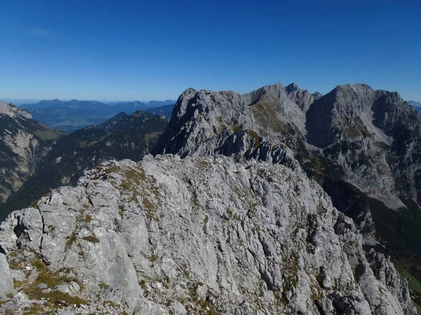 Attraversamento Delle Montagne Hackenkopfe Tirolo Austria — Foto Stock