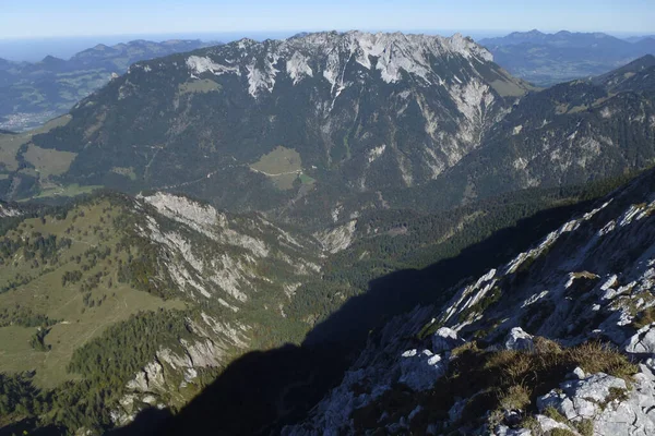 Гора Перетинає Гори Хакенкопф Тіроль Австрія — стокове фото