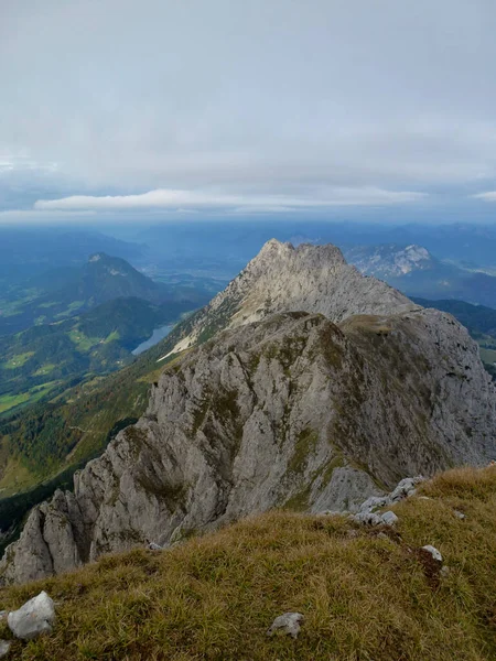 Montanha Atravessando Montanhas Hackenkopfe Tirol Áustria — Fotografia de Stock