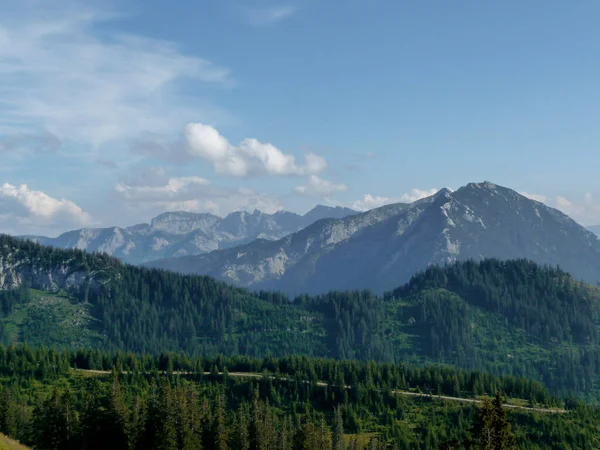 Wandeltocht Naar Halserspitze Blaubergkamm Beieren Duitsland — Stockfoto