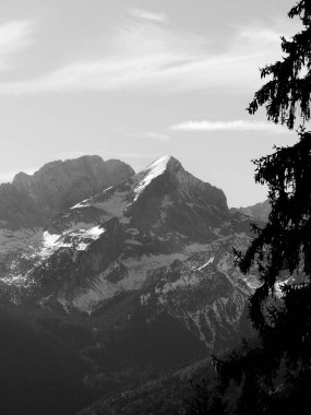 Wamberg dağ turu, Garmisch-Partenkirchen, Bavyera, Almanya