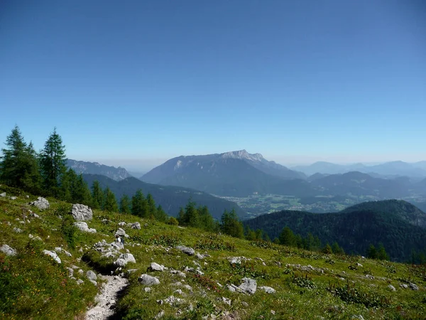 Watzmann Dağ Yürüyüşü Bavyera Almanya — Stok fotoğraf