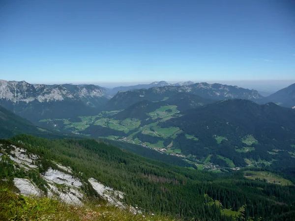 Watzmann Mountain Hiking Baviera Alemanha — Fotografia de Stock