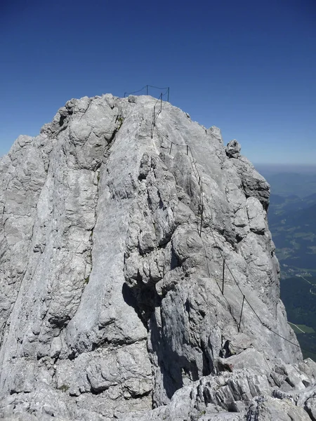 Watzmann Mountain Tour Bavorsko Německo — Stock fotografie