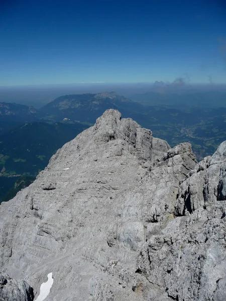 Watzmann Mountain Tour Beieren Duitsland — Stockfoto