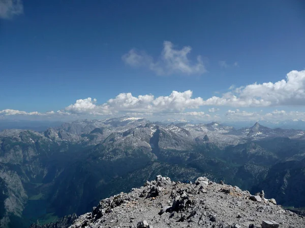 Watzmann Mountain Tour Beieren Duitsland — Stockfoto