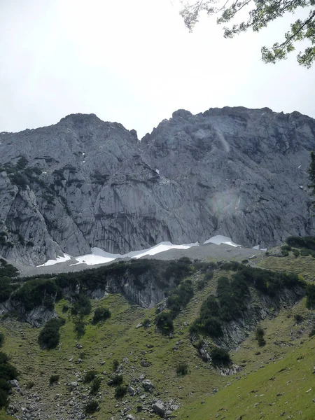 Ferrata Üzerinden Widauersteig Scheffauer Dağı Tyrol Avusturya — Stok fotoğraf