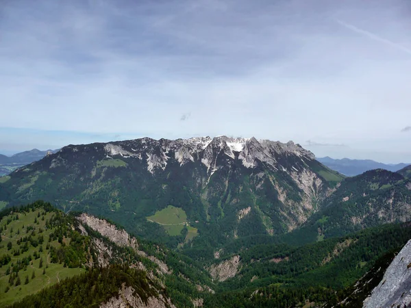 Widauersteig Ferrata Scheffauer Mountain Tyrol Austria — стокове фото