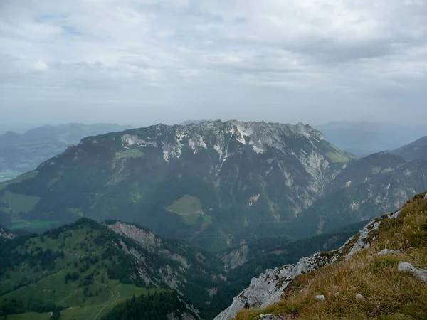 Widauersteig Ferrata Muntele Scheffauer Tirol Austria — Fotografie, imagine de stoc