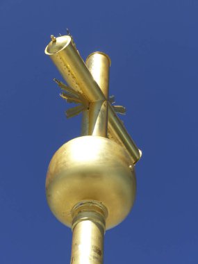 Zugspitze dağının zirvesi, Bavyera, Almanya